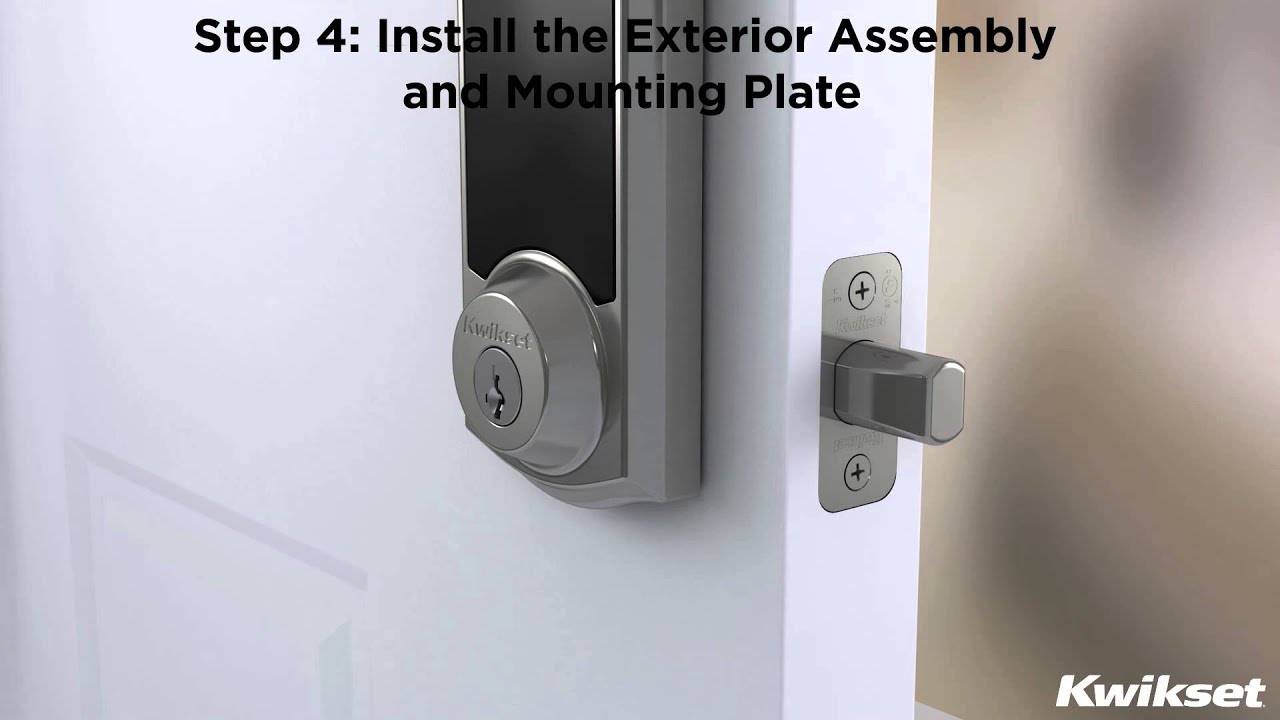 SmartCode 915 Touchscreen Electronic Deadbolt Installation Video