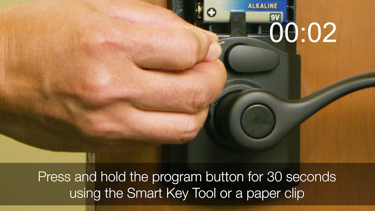 Factory Resetting the Kwikset Smartcode 955